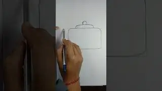 How to draw a kettle easy step by step.  #shorts