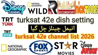 Turksat 42e dish setting|turksat 42e channel list 2026|national geography open 42 easat