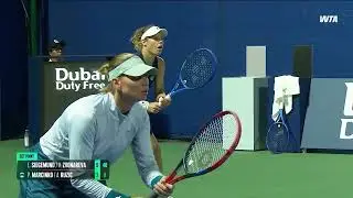 Highlights: Dubai R1 - Siegemund/Zvonareva vs. Marcinko/Ruzic - 2026 Dubai Duty Free Tennis
