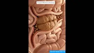 Compact Band in Colon Loop | 3D Educational Cutaway #shorts #viral