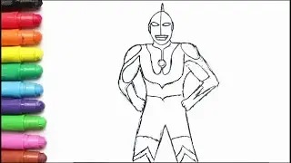 How to Draw Ultraman Ribut for Kindergarten and Elementary School