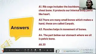 Body Movements | Science Online Classes | Class 6 | Swiflearn - Session 2