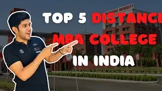 TOP 5 DISTANCE MBA COLLEGE IN INDIA || DISTANCE LEARNING