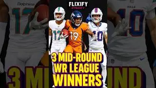 MUST GET These 3 WRs in the Mid-Rounds of Drafts!!