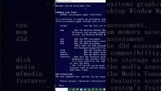 Windows System Assessment Tool