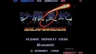 Salamander (1986) Konami JAP . Shmup Retro . (GamePlay Test) .Arcade Classics Anniversary Collection