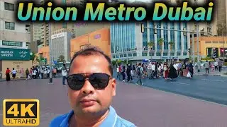 Union Metro Dubai | Real City Life & Evening Walk 2025 @parwezakhtervlogs 😍
