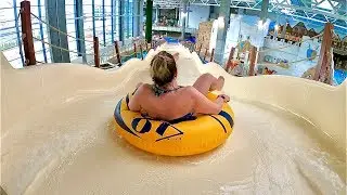 Super Fun Family Slide at Aquapark Reda