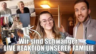 Wir sind Schwanger: LIVE REAKTION UNSERER FAMILIE UND FREUNDE | Team Tapia