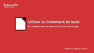 Traitement de texte : 02_Fondamentaux de la mise en forme