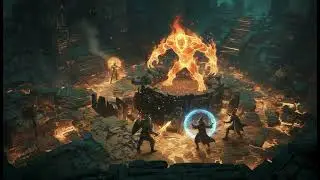 🔥 Molten Echoes Boss Fight | Volcanic Cave Ambience D&D Music (1 Hour)