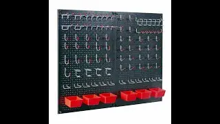 Pegboard kit with Accessories,Includes 2 Pack 16