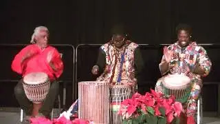 Senegalese drummers at Cleveland Multicultural Holiday Celebration