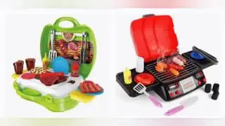 Kitchen and Grill playset for kids | Outdoor games | Amazon