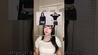 BABYMONSTER ahyeon&rsquo;s workout routine to GET ABS 🖤☁️