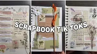 Aesthetic scrapbook tik tok compilation☁️📖
