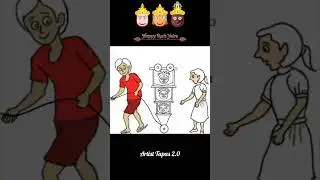 Happy Rath Yatra Drawing | Jai Jagannath 🙏 #shorts #viral #jaijagannath