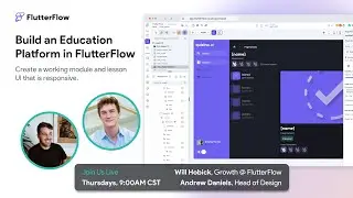 Live Build an Education Platform in FlutterFlow
