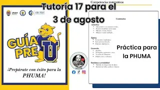 Tutorías para la Prueba PHUMA de la UNAH 2025 video 17