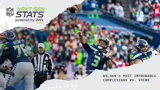 Russell Wilson's Most Improbable Completions vs. 49ers | Next Gen Stats