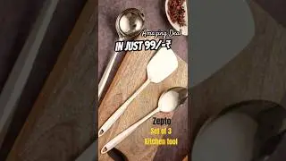 Budget Kitchen Find 🔥 Jensons Serving Spoon Set of 3 in Just ₹99 | Her Worthy Quest