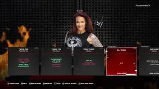 WWE 2K 25, Year 1. October, fantasy all-time universe. Persistent universe.