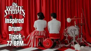 White Stripes Style Drum Backing Track | 77 BPM | Garage Rock Drum Groove