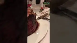 The Best Prime Rib and lobster  🥩 #food #shorts #delicious #steak #primerib #asmr #dinner #meat