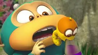 Alien Monkeys 🙈 Dog III - Worm - Scibble - Animation for Kids