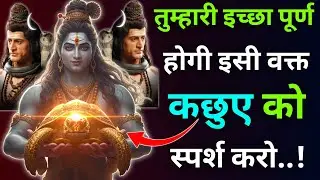 तुम्हारी इच्छा 🕉️ पूर्ण होगी इसी वक्त कछुए 🐢 स्पर्श करो |Mhadev Updesh |Mhadev Vichar |Mhadev Vani 