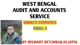 WEST BENGAL AUDIT AND ACCOUNTS SERVICE 2022//STATISTICS(MCQ)/VIDEO-2/PRELIMINARY EXAMINATION