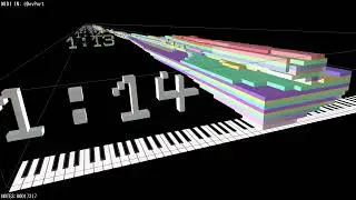 [Deno TypeScript] Bad Apple in MIDI Trail