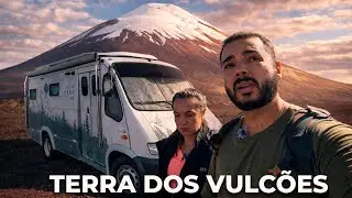 Como é chegar em um vulcão ativo na América do Sul