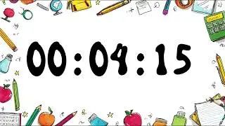10 Minute Study Timer with Alarm - Aesthetic School Homework Focus