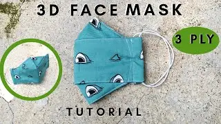 How To Make a 3 Layer 3D Mask | Membuat Masker 3D simpel