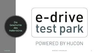 Aufbau Hallenb&uuml;ro e-drive Testpark