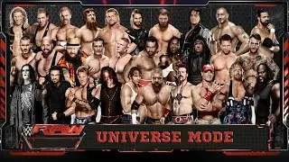 WWE 2K15 - The Raw Roster | Universe Mode