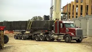Timber beams arrive for new Spurs training facility basketball courts