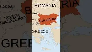 Bulgaria map.#trending #history #geographythroughmaps #worldmap #worldgeography