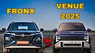 2025 HYUNDAI VENUE FACELIFT VS MARUTI FRONX | WHICH IS BETTER❓️🤔