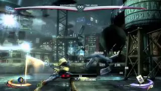 INJUSTICE: Deathstroke 50% Combo (No Meter Burn)