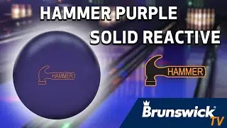 Hammer Purple Solid Reactive Bowlingball Review (No Commentary)