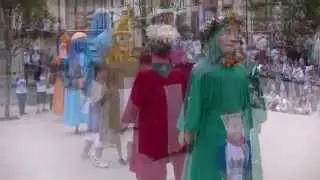 Bidasoako Erraldoiak en Irún en las FIESTAS DE URDANIBIA  10 de Julio de 2015