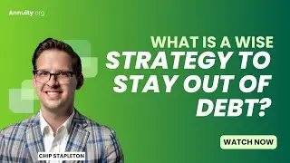 What is a wise strategy to stay out of debt?