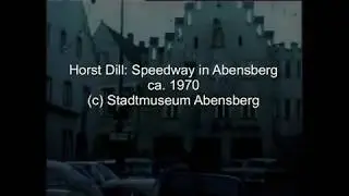 Horst Dill: Speedway in Abensberg, ca 1970