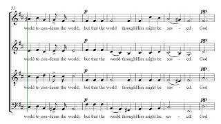 God So Loved The World (Stainer) - Alto