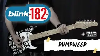 Blink 182 - Dumpweed (Guitar Cover + TAB on Screen)