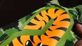 *Расширенная версия* 2017. Распаковка спортивных шорт Bathing Ape BAPE ABC Green Camo Shark Sweat Shorts!