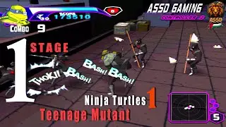 Teenage Mutant Ninja Turtles 1 Stage 1 - #TMNT - ASSD #GAMING