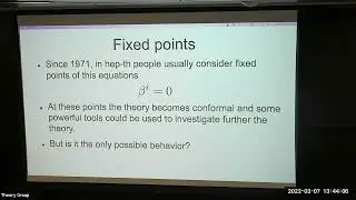 Fedor Popov - Bifurcation theory of RG flows - 03-07-22